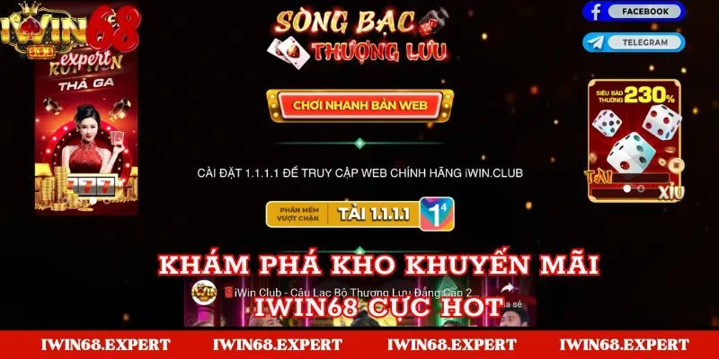 Kho khuyến mãi có giá trị dành cho tân thủ của Iwin68